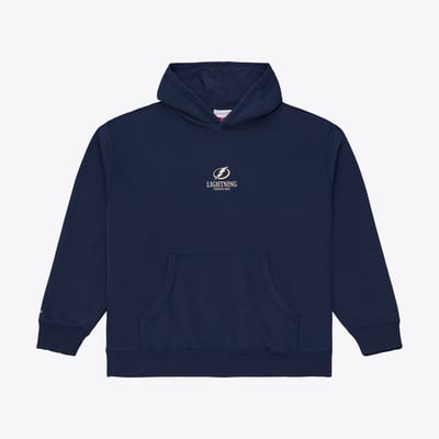 Tampa Bay Lightning Mitchell & Ness Core Essentials Hoodie - Navy
