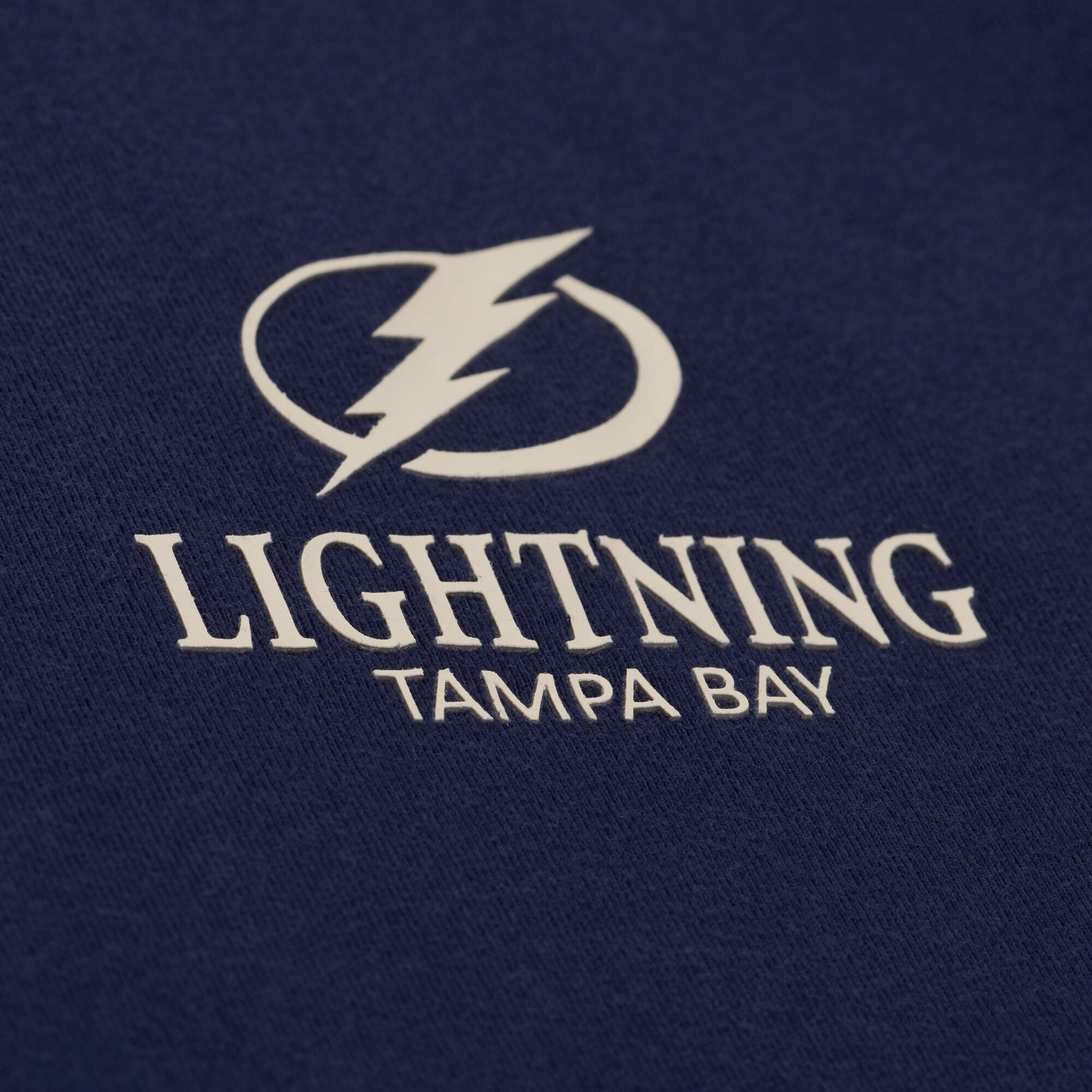 Men's Mitchell & Ness Navy Tampa Bay Lightning Core Essentials T-Shirt