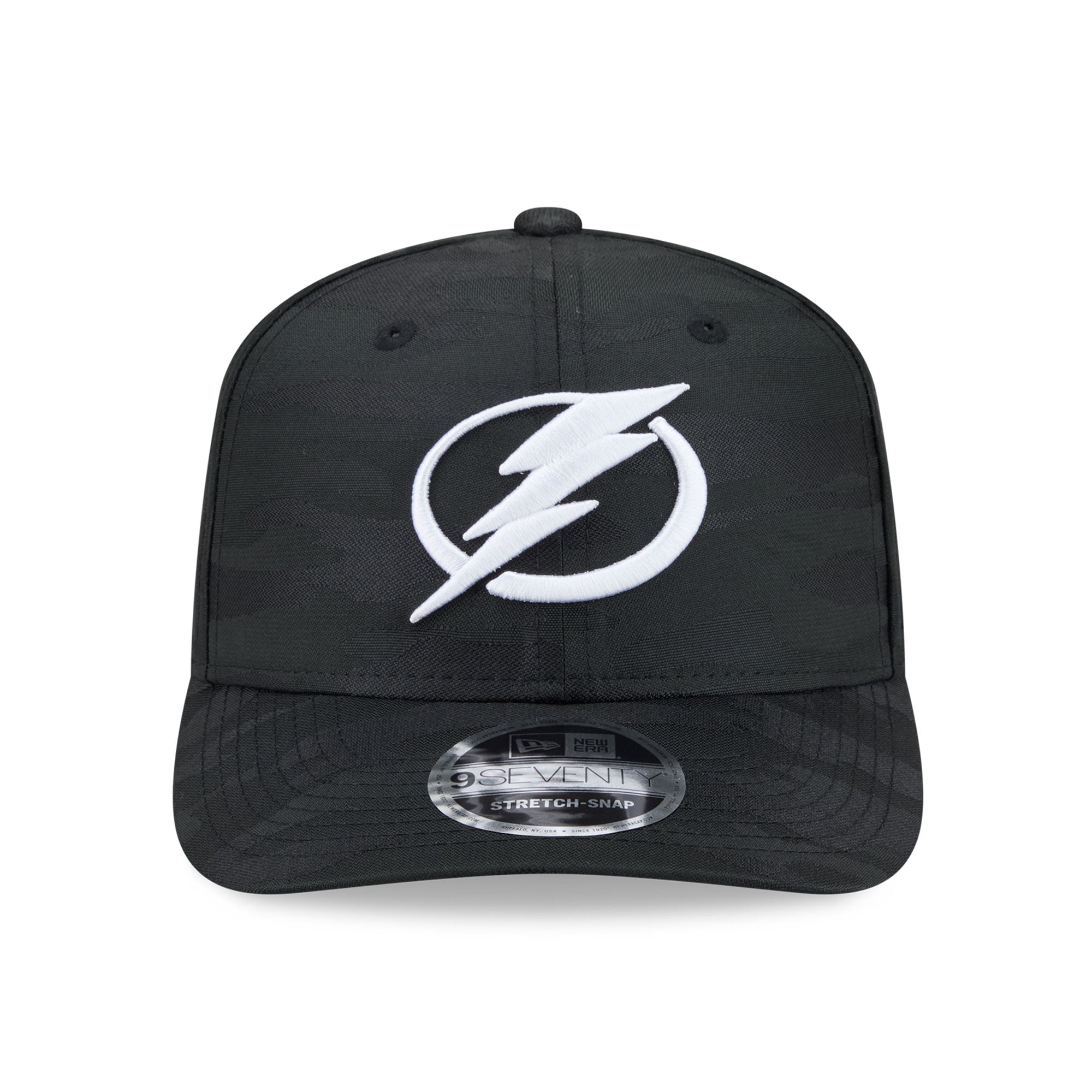 Casquette ajustable perforée New Era noire Tampa Bay Lightning Camo 9SEVENTY pour homme