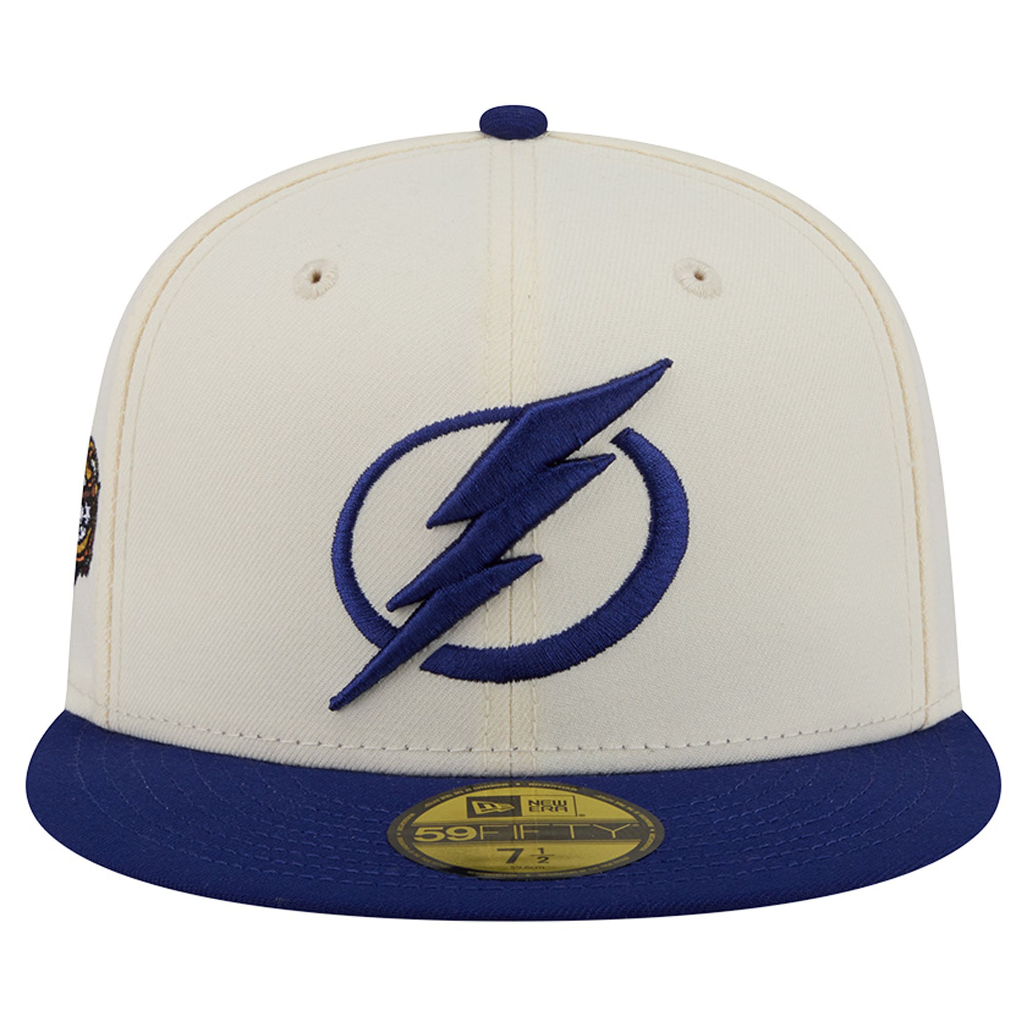 Men's New Era Cream Tampa Bay Lightning America's 250th Two-Tone 59FIFTY Fitted Hat