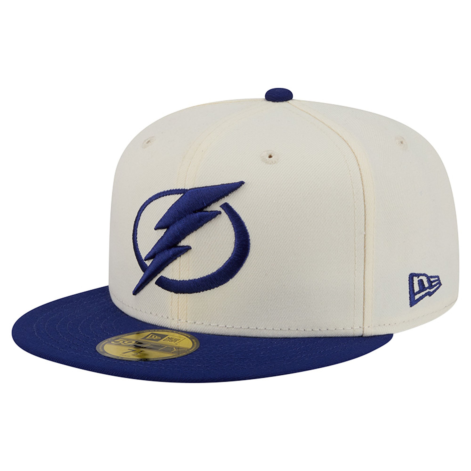 Men's New Era Cream Tampa Bay Lightning America's 250th Two-Tone 59FIFTY Fitted Hat