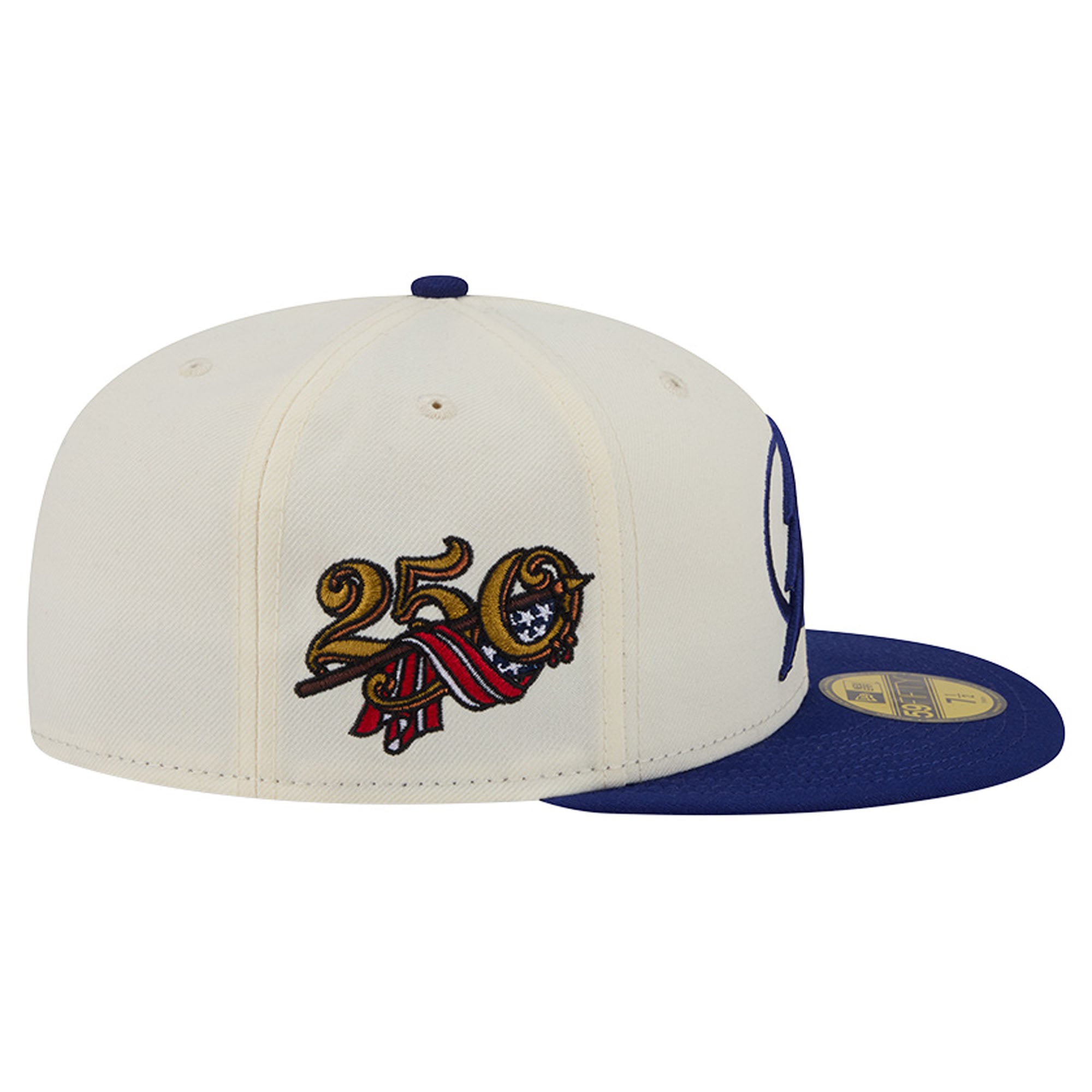 Men's New Era Cream Tampa Bay Lightning America's 250th Two-Tone 59FIFTY Fitted Hat