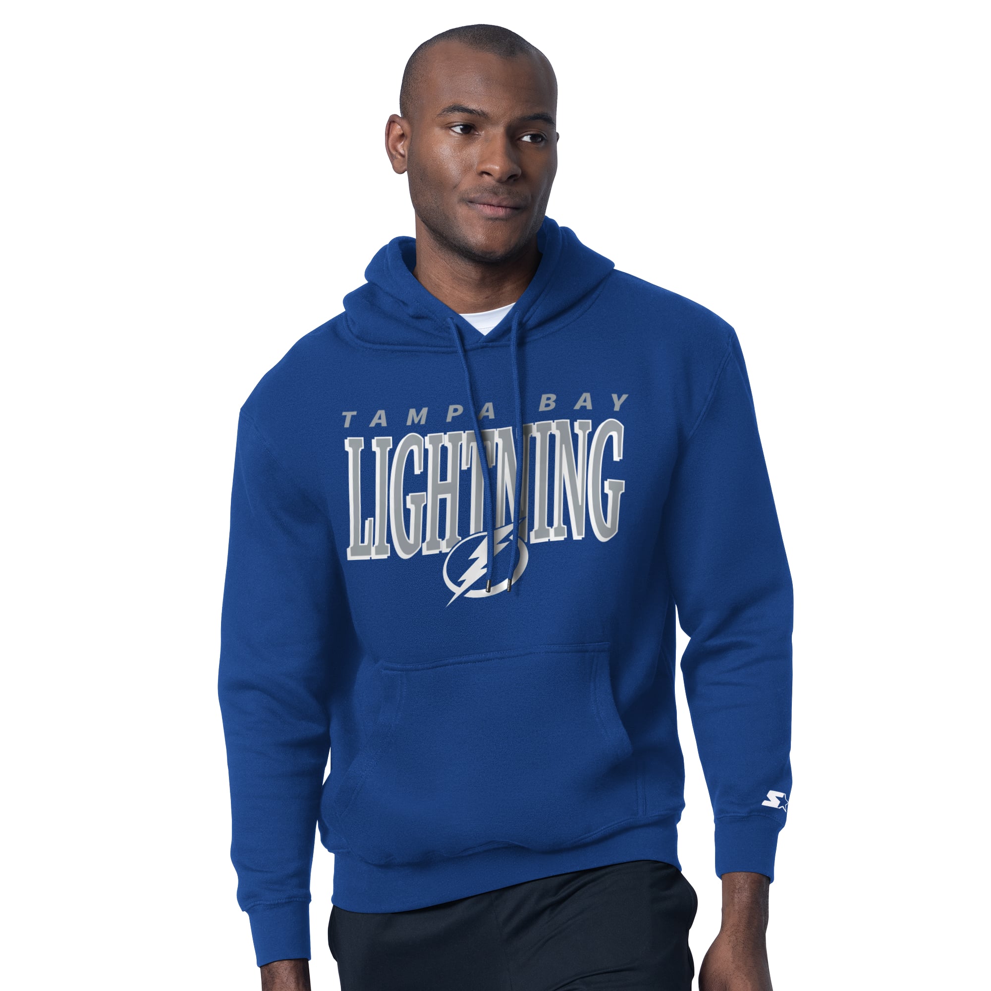 Ensemble sweat à capuche et t-shirt Starter Blue Tampa Bay Lightning pour homme