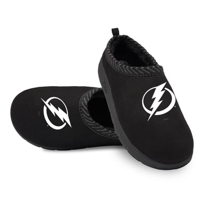 Tampa Bay Lightning ISlide Unisex Primary Logo Mission Slipper - Black
