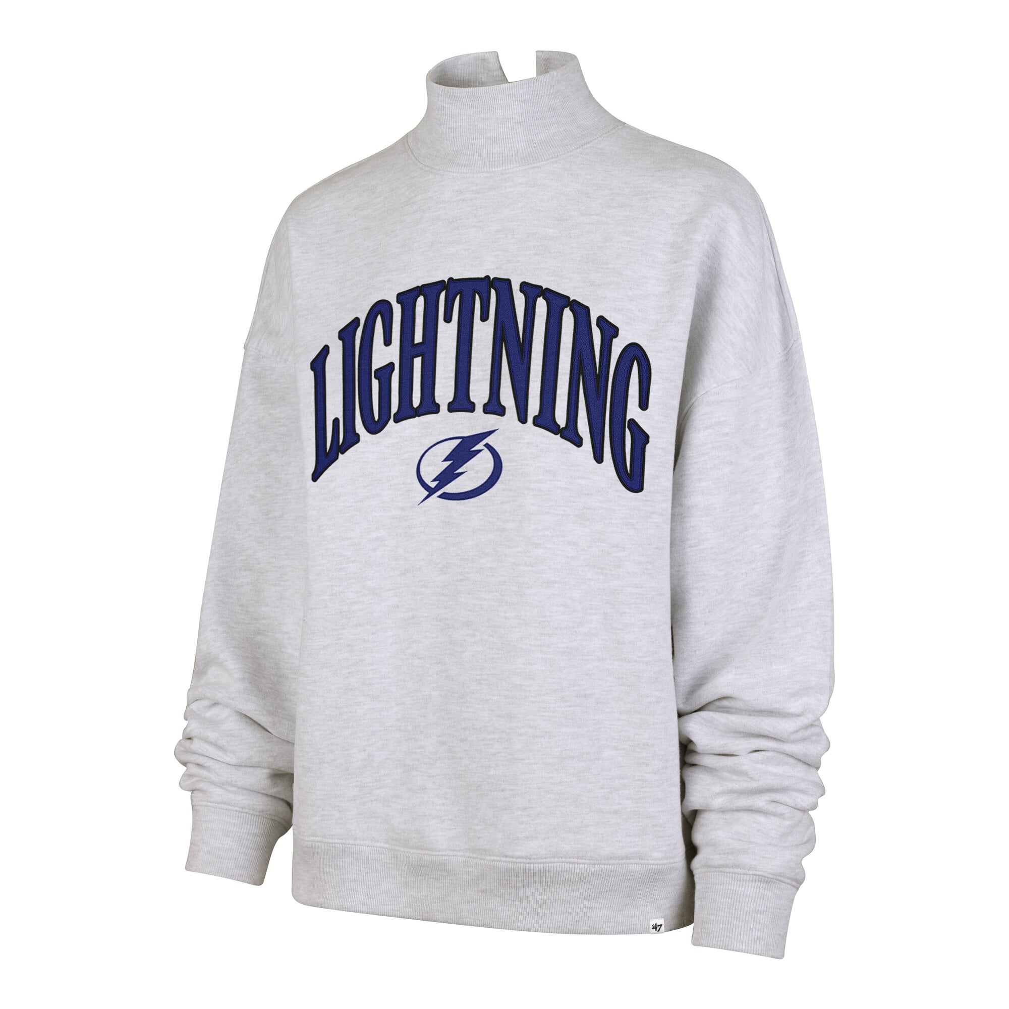 Sweat-shirt polaire à col montant Vantage gris Tampa Bay Lightning pour femme, modèle 47