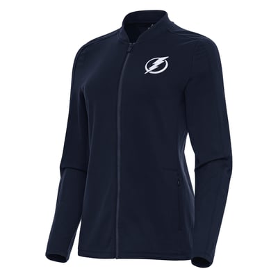 Tampa Bay Lightning Antigua Women's Continual Full-Zip Jacket - Navy