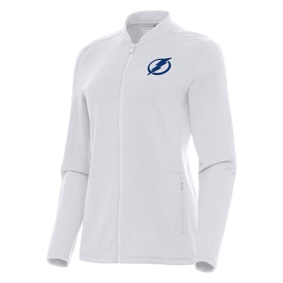 Tampa Bay Lightning Antigua Women's Continual Full-Zip Jacket - White