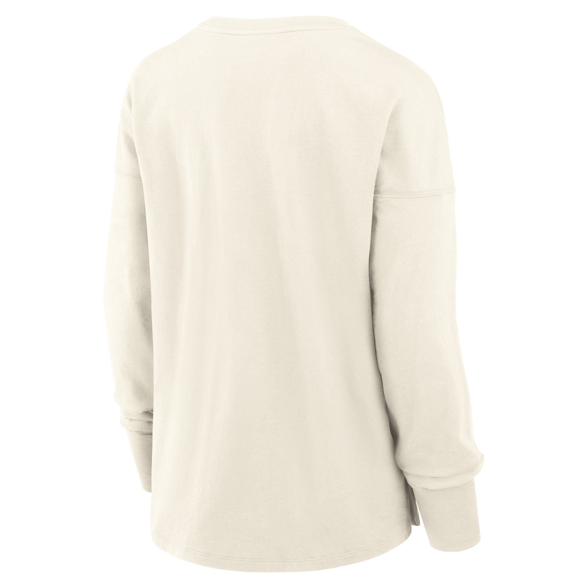 T-shirt à manches longues Fanatics Cream Tampa Bay Lightning pour femmes, logo vieilli