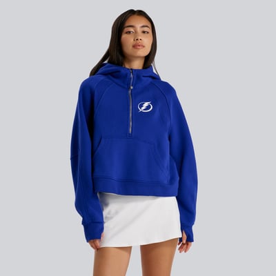 Tampa Bay Lightning lululemon Women's Scuba Oversized Half-Zip Hoodie - Larkspur