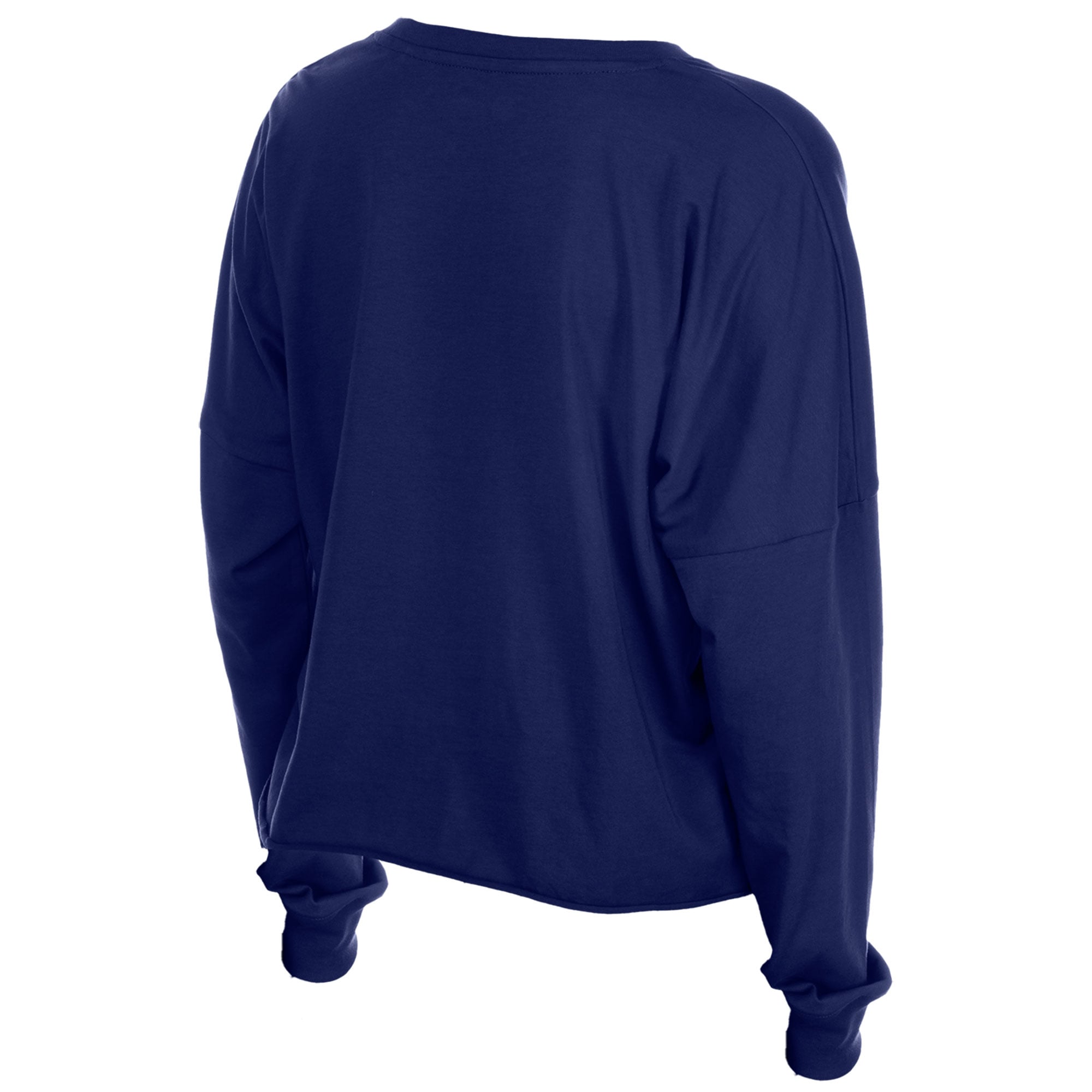 Women's New Era  Blue Tampa Bay Lightning Oversized Boxy Long Sleeve T-Shirt