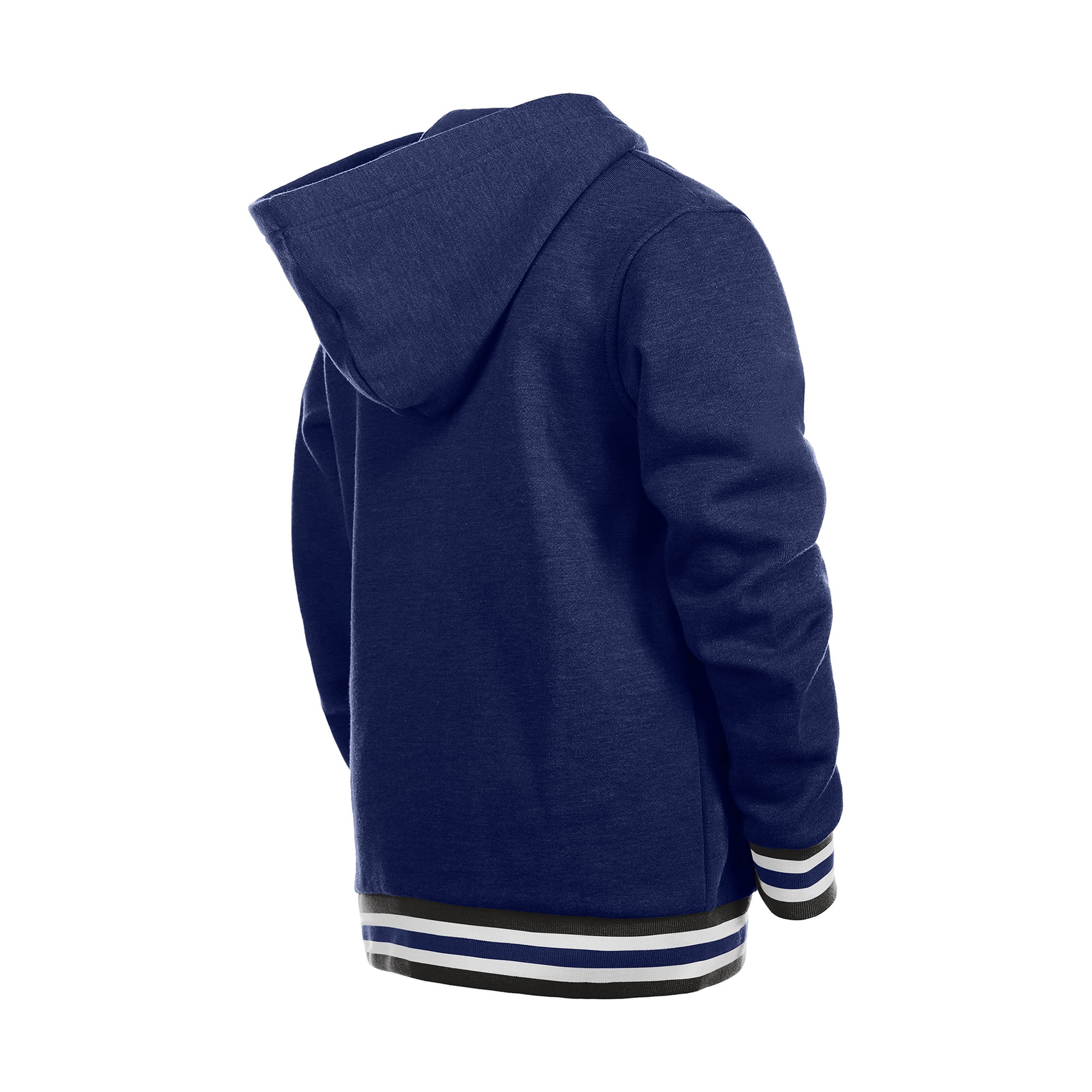 Youth New Era Navy Tampa Bay Lightning Knit Trim Pullover Hoodie