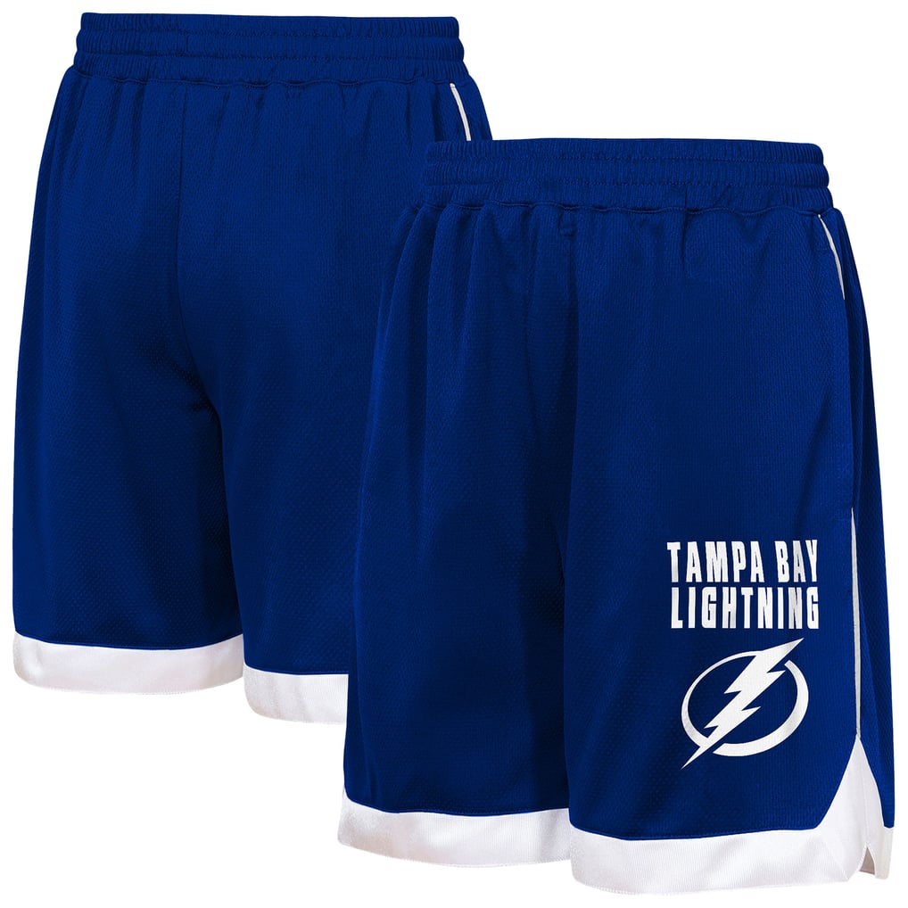 Short de baseball bleu All Star Outerstuff pour jeunes du Lightning de Tampa Bay