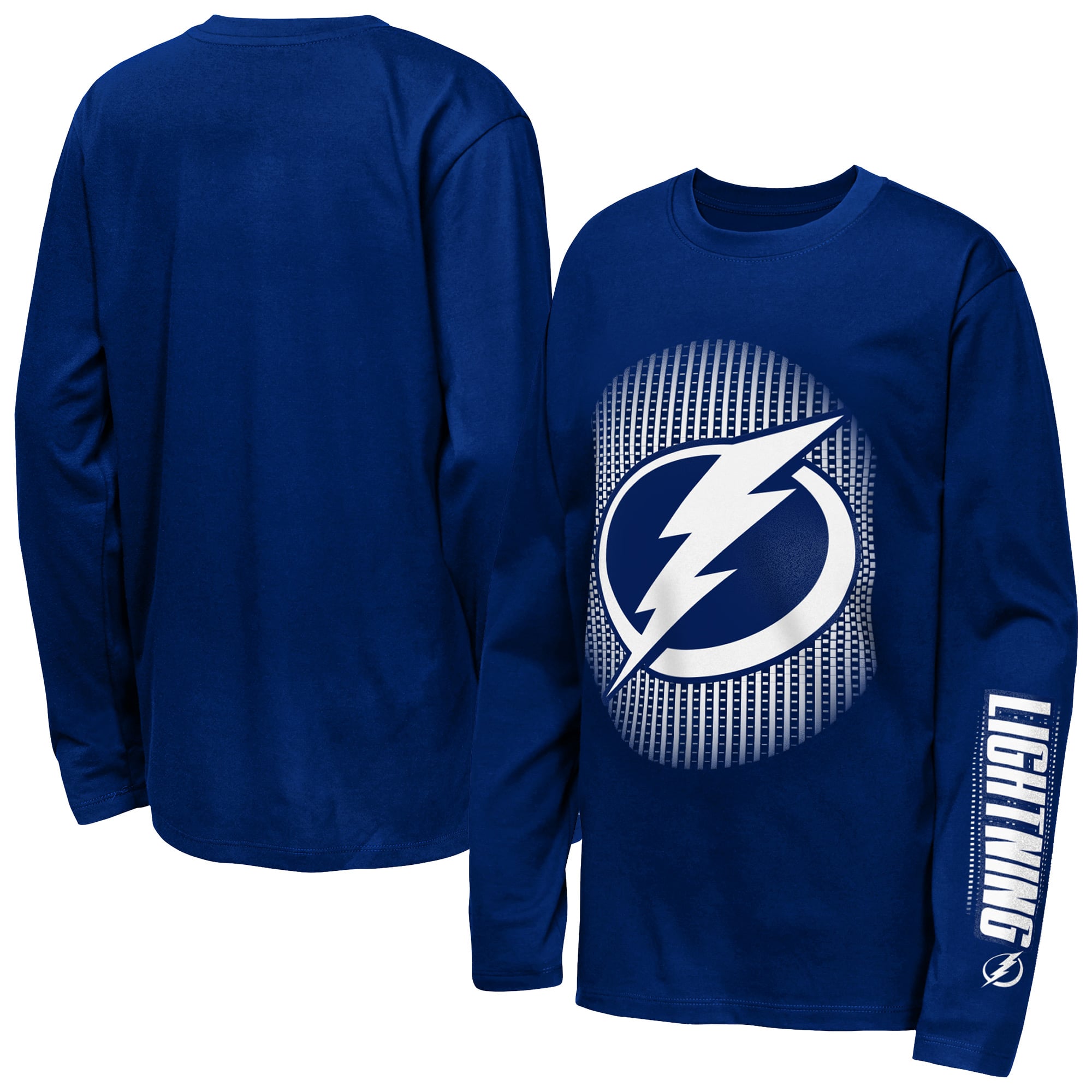 T-shirt à manches longues Youth Outerstuff Blue Tampa Bay Lightning Regroup & Reset