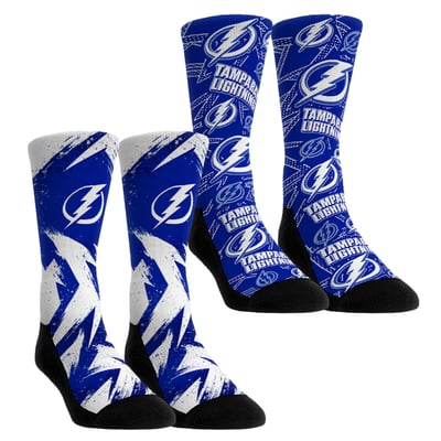  Tampa Bay Lightning Rock Em Youth Game Day Two-Pack Crew Socks - Blue