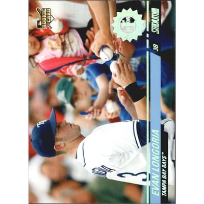 2008 Stadium Club First Day Issue Unnumbered #108A Evan Longoria