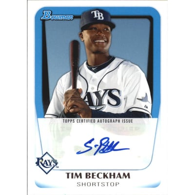 2011 Bowman Prospect Autographs #TB Tim Beckham