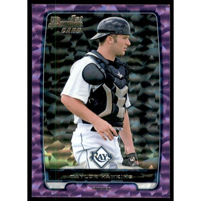 2012 Bowman Draft Draft Picks Purple Ice #BDPP88 Taylor Hawkins