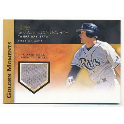 2012 Topps Golden Moments Relics #ELO Evan Longoria S2
