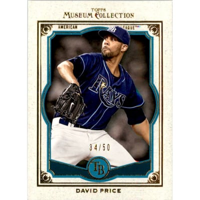 2013 Topps Museum Collection Teal #21 David Price