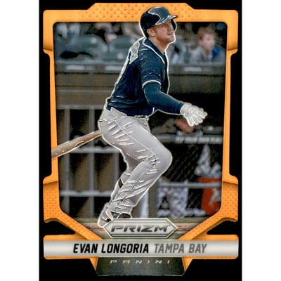 2014 Panini Prizm Prizms Orange Die Cut #65 Evan Longoria