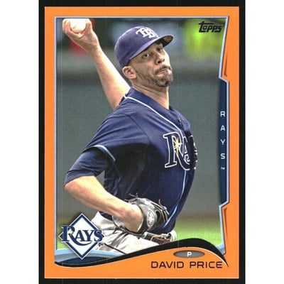 2014 Topps Factory Set Orange Border #489 David Price