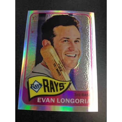 2014 Topps Heritage Chrome Refractors #461 Evan Longoria