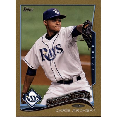 2014 Topps Mini Gold #383 Chris Archer