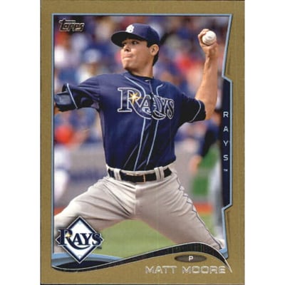 2014 Topps Mini Gold #588 Matt Moore