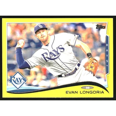 2014 Topps Yellow #330 Evan Longoria