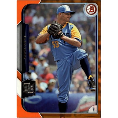 2015 Bowman Orange #24 Alex Cobb