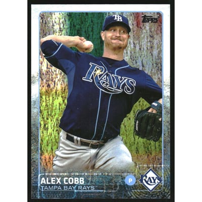 2015 Topps Factory Set Sparkle Foil #28 Alex Cobb