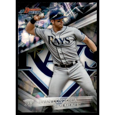 2016 Bowman's Best Atomic Refractors #5 Evan Longoria
