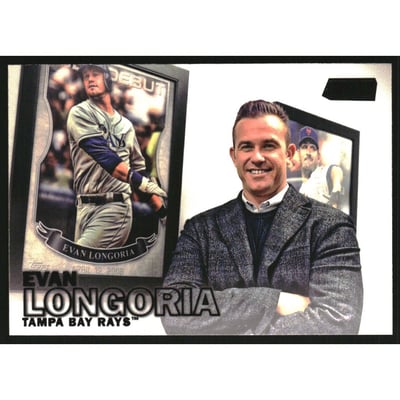 2016 Stadium Club Black #222 Evan Longoria