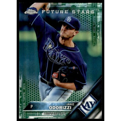 2016 Topps Chrome Green Refractors #122 Jake Odorizzi