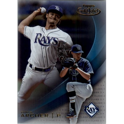 2016 Topps Gold Label Class 3 Blue #6 Chris Archer