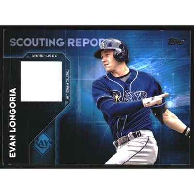 2016 Topps Scouting Report Relics #SRREL Evan Longoria S2