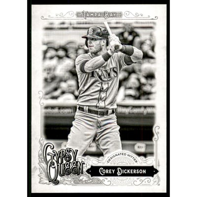 2017 Topps Gypsy Queen Black and White #55 Corey Dickerson