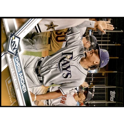 2017 Topps Update 5x7 Gold #US17 Chris Archer