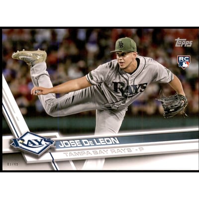 2017 Topps Update 5x7 #US186 Jose De Leon