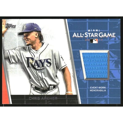 2017 Topps Update All Star Stitches #ASRCA Chris Archer