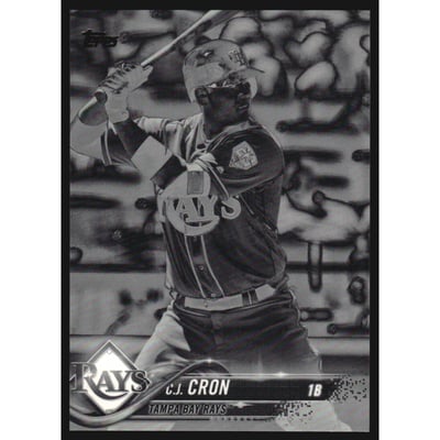 2018 Topps Black and White Negative #571 C.J. Cron