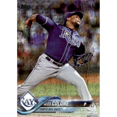 2018 Topps Factory Set Foilboard #332 Alex Colome