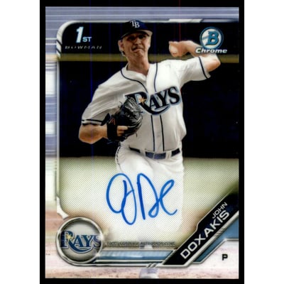 2019 Bowman Chrome Draft Autographs #CDAJD John Doxakis