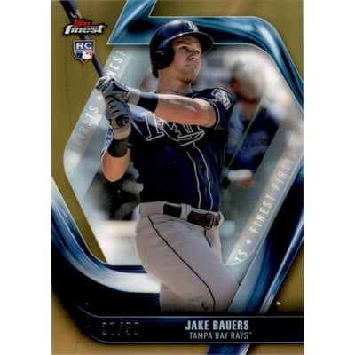 2019 Finest Firsts Gold Refractors #FFJB Jake Bauers