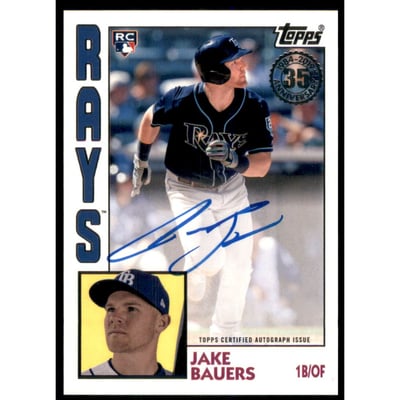 2019 Topps '84 Topps Autographs #84AJB Jake Bauers