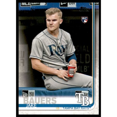 2019 Topps Base Set Photo Variations #311 Jake Bauers/In dugout