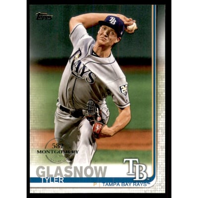 2019 Topps Factory Set 582 Montgomery #115 Tyler Glasnow