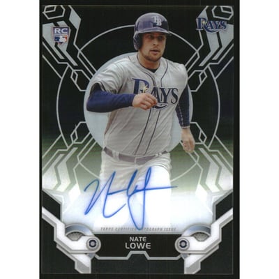 2019 Topps High Tek Autographs #HTANL Nate Lowe EXCH