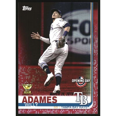 2019 Topps Opening Day Red Foil #164 Willy Adames