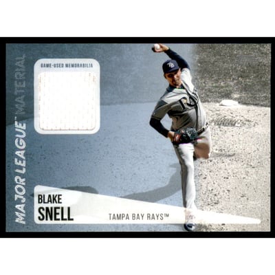 2019 Topps Update Major League Materials #MLMBS Blake Snell
